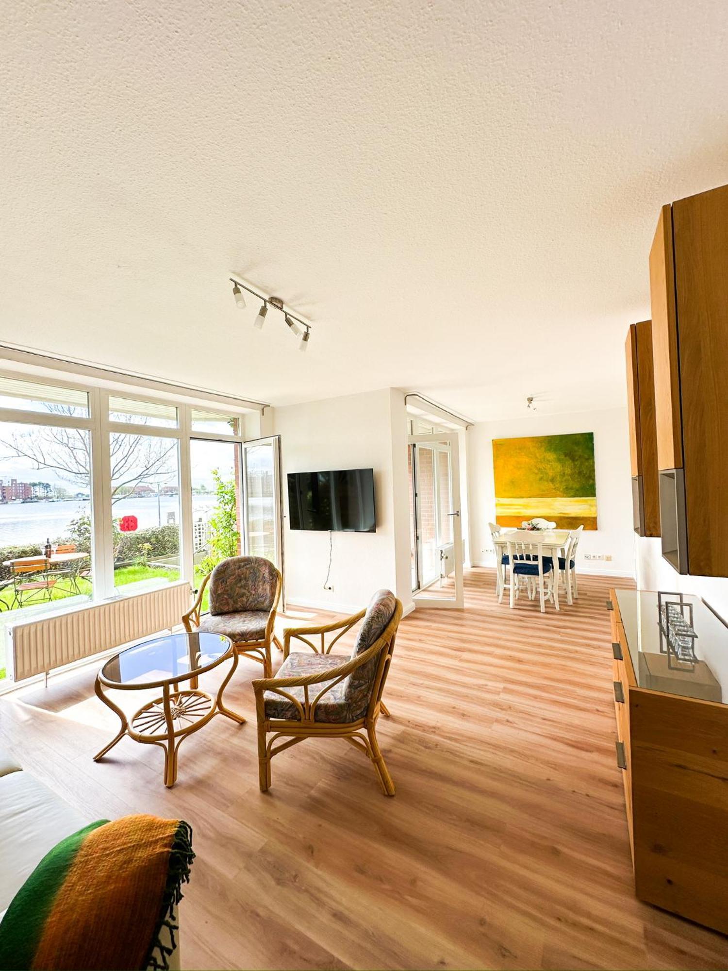 Ferienwohnung Havenblick 빌헬름스하펜 외부 사진