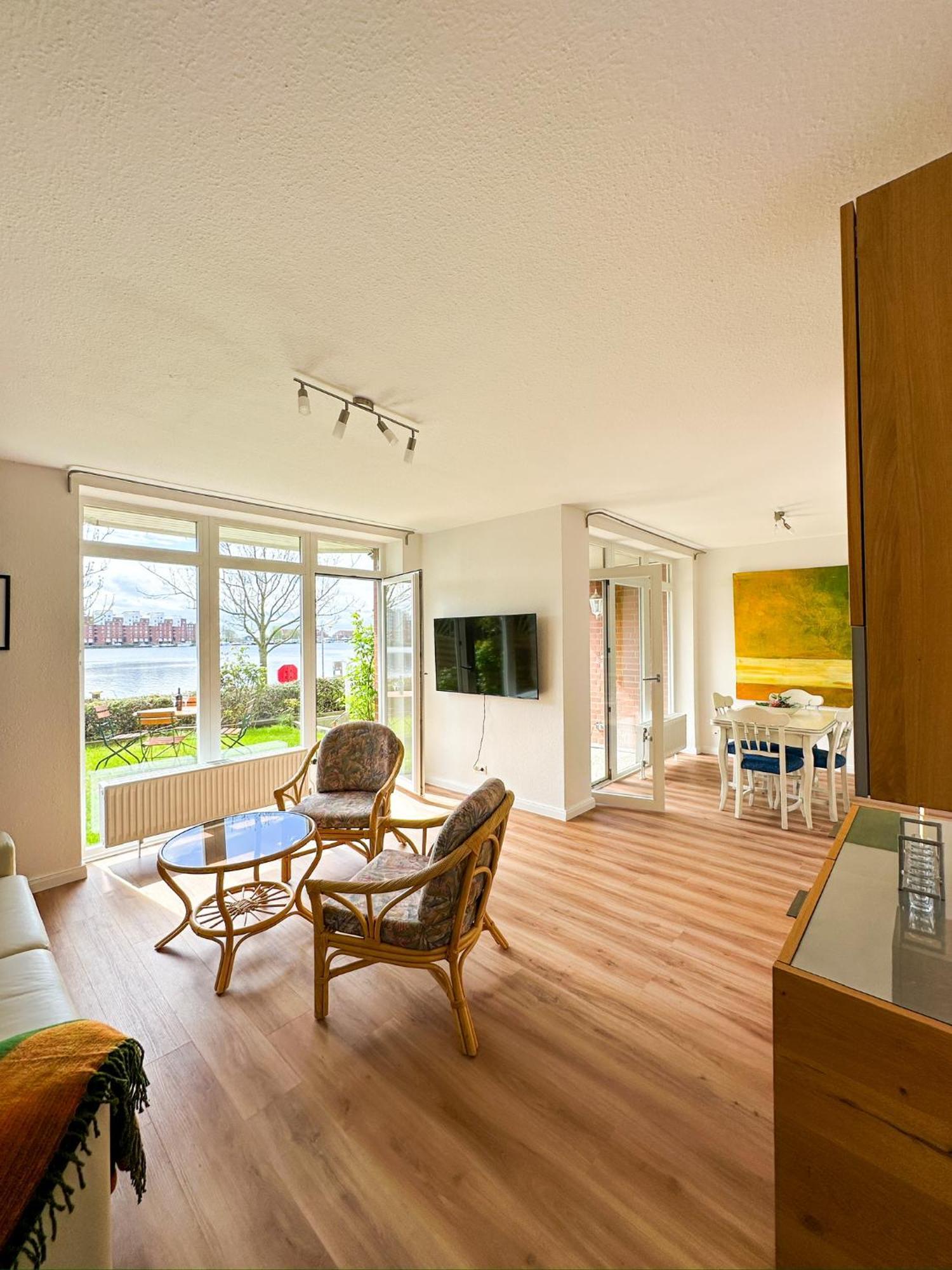 Ferienwohnung Havenblick 빌헬름스하펜 외부 사진